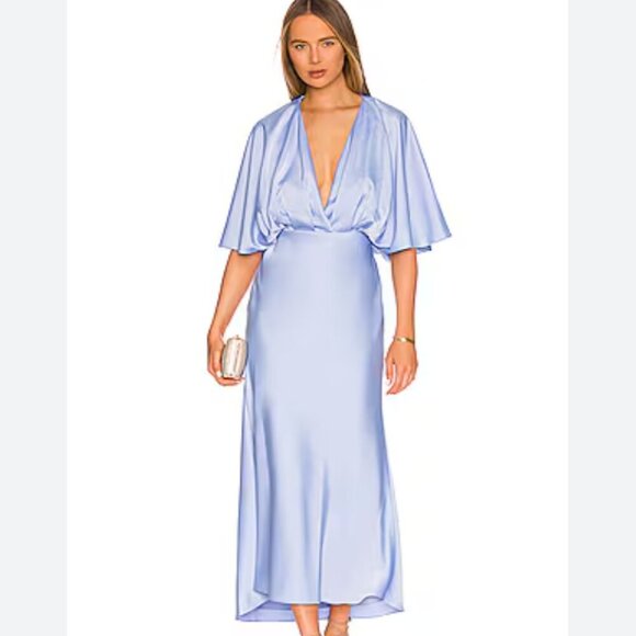 NWT AIIFOS Isabelle Dress in Light Blue size small - Picture 1 of 5